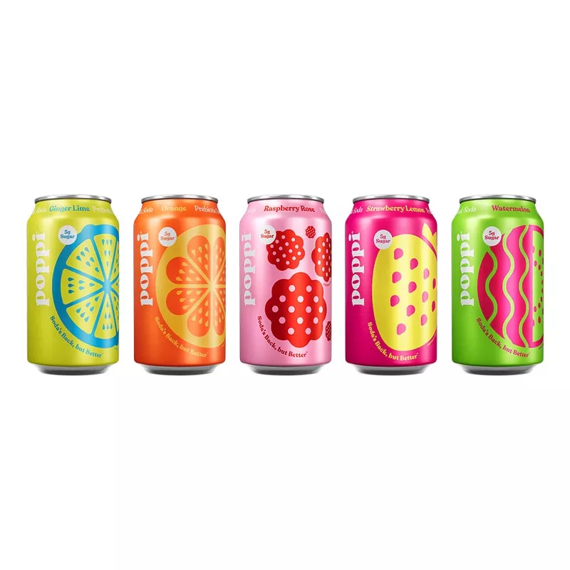 Poppi Prebiotic Soda – Mix & Match Custom Pack of 12